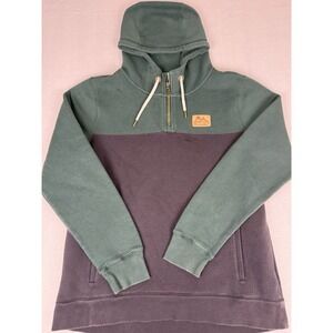 Moosejaw Hoodie Mens XL Performance 1/4 Zip Pullover Outdoor Pocket Camping